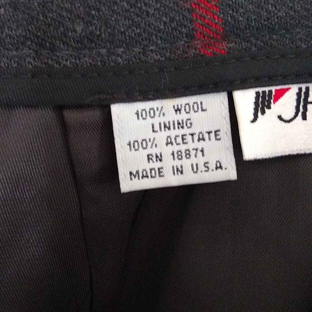 Vintage 100 % wool lined skirt size 12 - Picture 9 of 9